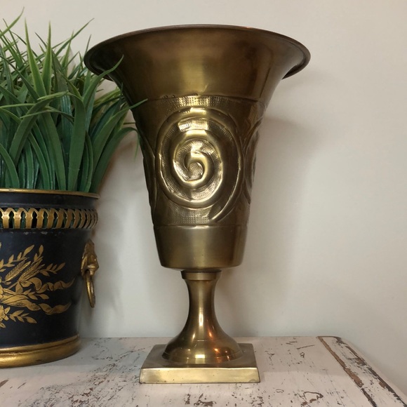 Vintage Brass Vase